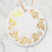 Étiquette-cadeau Serrure avec baies (Devant)