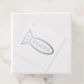 ÉTIQUETTE-CADEAU SIGNE DE PISTES POISSON POISSON (Avec boite)