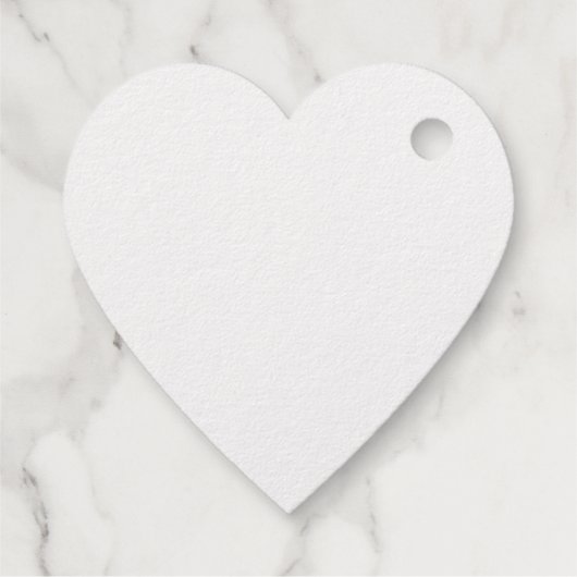 Étiquette-cadeau Simple Mariage Monogramme Real Silver Foil Heart (Dos)