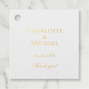 Étiquette-cadeau Simple, minimal