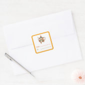 Étiquette Cadeau Singe de Cirque (Enveloppe)