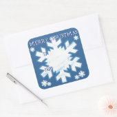 Étiquette cadeau Snowflakes (Enveloppe)