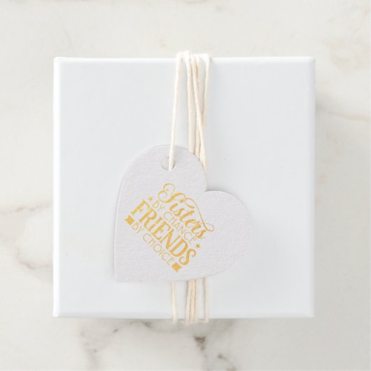 Étiquette-cadeau Soeurs (Avec boite)