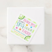Étiquette cadeau Spa enseignant (En situation)