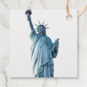 Étiquette-cadeau Statue de la liberté (Dos)