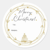 Étiquette cadeau Sticker (Devant)