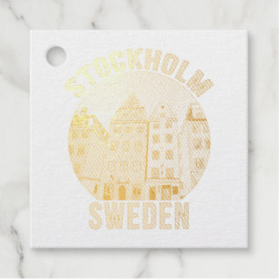 Étiquette-cadeau Stockholm Suède