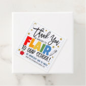 Étiquette cadeau stylo (En situation)