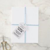 Étiquette Cadeau Sucre Vanille 001 (Avec de laficelle)