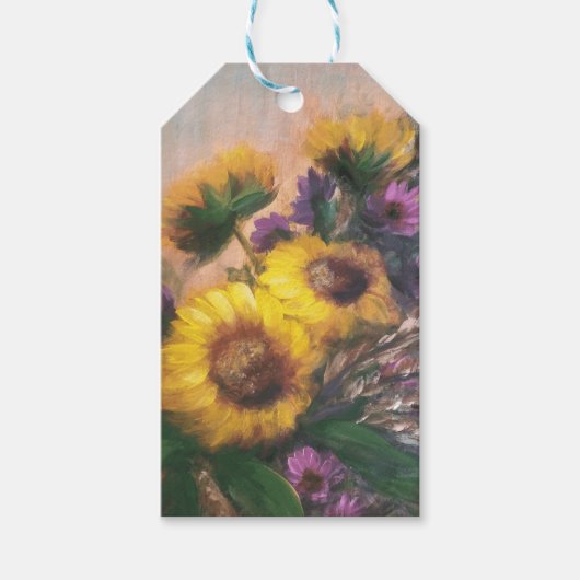 Étiquette cadeau Sunflower Breeze (Devant)