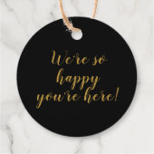 Étiquette-cadeau SYMBOLE Mariage Las Veags REAL (Dos)