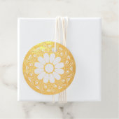Étiquette-cadeau Table Mandala Gold (Avec boite)