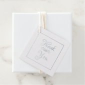 Étiquette-cadeau Tag-Favor Merci (Avec boite)