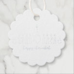 Étiquette-cadeau Tags Foil Favoriser Chanukah<br><div class="desc">Chanoukah mérite quelque chose de plus,  quelque chose de spécial ! Ce design présente une belle esthétique simpliste et minimaliste avec sa touche moderne et son goût délicat. Célébrez Chanoukah avec la coordination de la décoration et des accessoires de cadeaux. Faites de cette année un Chanoukah à retenir !</div>