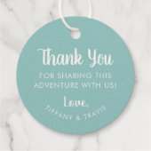 Étiquette-cadeau Thème Voyage Timbre Passeport VRAI FOIL (Dos)