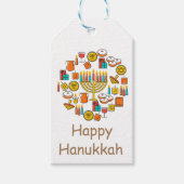 Étiquette Cadeau Tout sur Hanouka (Devant)