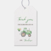 Étiquette cadeau tracteur adorable (Devant)