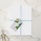 Étiquette cadeau tropical romantique (Avec de laficelle)