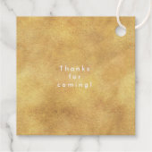 Étiquette-cadeau Twinkle Twinkle Little Star Gold (Dos)