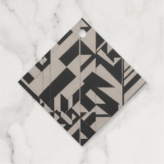 Étiquette-cadeau Un favori unique et cool en feuille de contraste