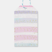 Étiquette cadeau Unicorn Aquarelle (Dos)