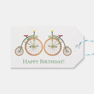 Étiquette cadeau vélo Cirque