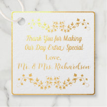 Véritable huile d'or Whimsical Merci florissant