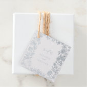 Étiquette-cadeau Véritable mariage floral botanique élégant en feui (Avec boite)