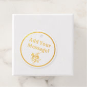 Étiquette-cadeau Vintage Alice White Rabbit (Avec boite)