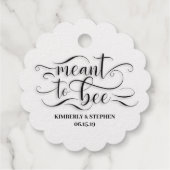 Étiquette-cadeau Voulant Être Miel (Dos)