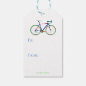 Étiquette cadeau voyage vélo ultime (Dos)
