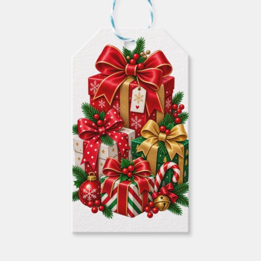 Étiquette Cadeaux de Fêtes (Devant)