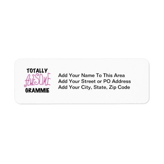 Étiquette Cadeaux roses totalement impressionnants de (Devant)