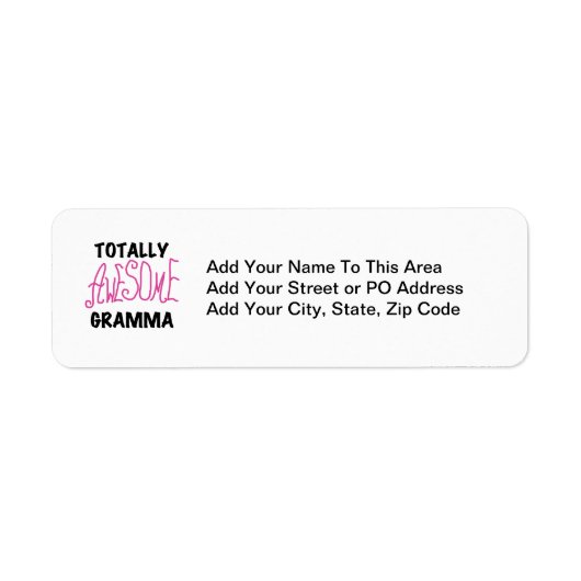 Étiquette Cadeaux roses totalement impressionnants de (Devant)