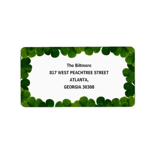 Étiquette Cadre élégant (Devant)