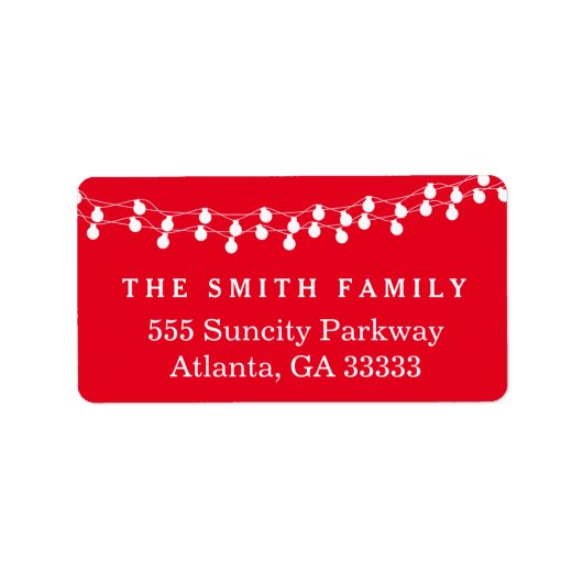 Étiquette Cadres décoratifs Fêtes Noël Rouge Noël (Devant)