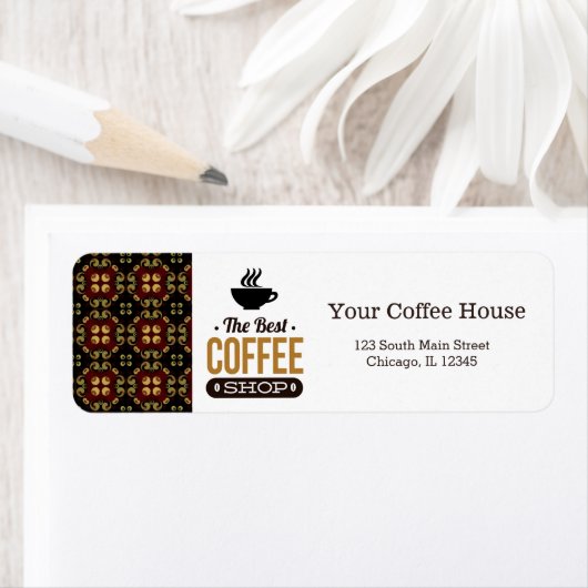 Étiquette Café (En situation)