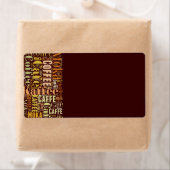 Étiquette Café (En situation)