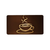 Étiquette Café Dans Ma Coupe (Devant)