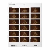 Étiquette Café Dans Ma Coupe (Feuille entière)