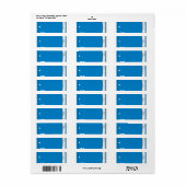 Étiquette cahier graphique à un sujet (Feuille entière)