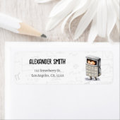 Étiquette Calculateur d'équations de formules mathématiques  (En situation)