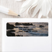 Étiquette California Beach (En situation)