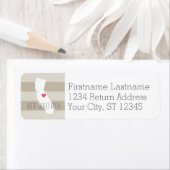 Étiquette California Home State Love with Custom Heart (En situation)