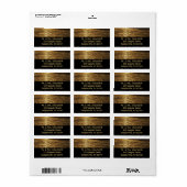 Étiquette Californie Sunset Waves Ocean Seascape (Feuille entière)