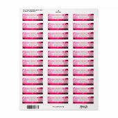 Étiquette Calla Lily (Feuille entière)