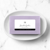 Étiquette Calligraphie Couleurs modifiables Produit de contr