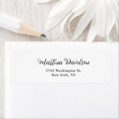 Étiquette Calligraphie créative originale unique (En situation)