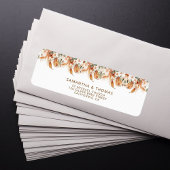 Étiquette Calligraphie Élégante Rustique Mariage Bohème Chic