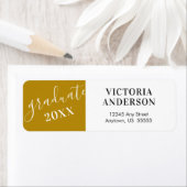 Étiquette Calligraphie sur Or Promotion 2026 (En situation)